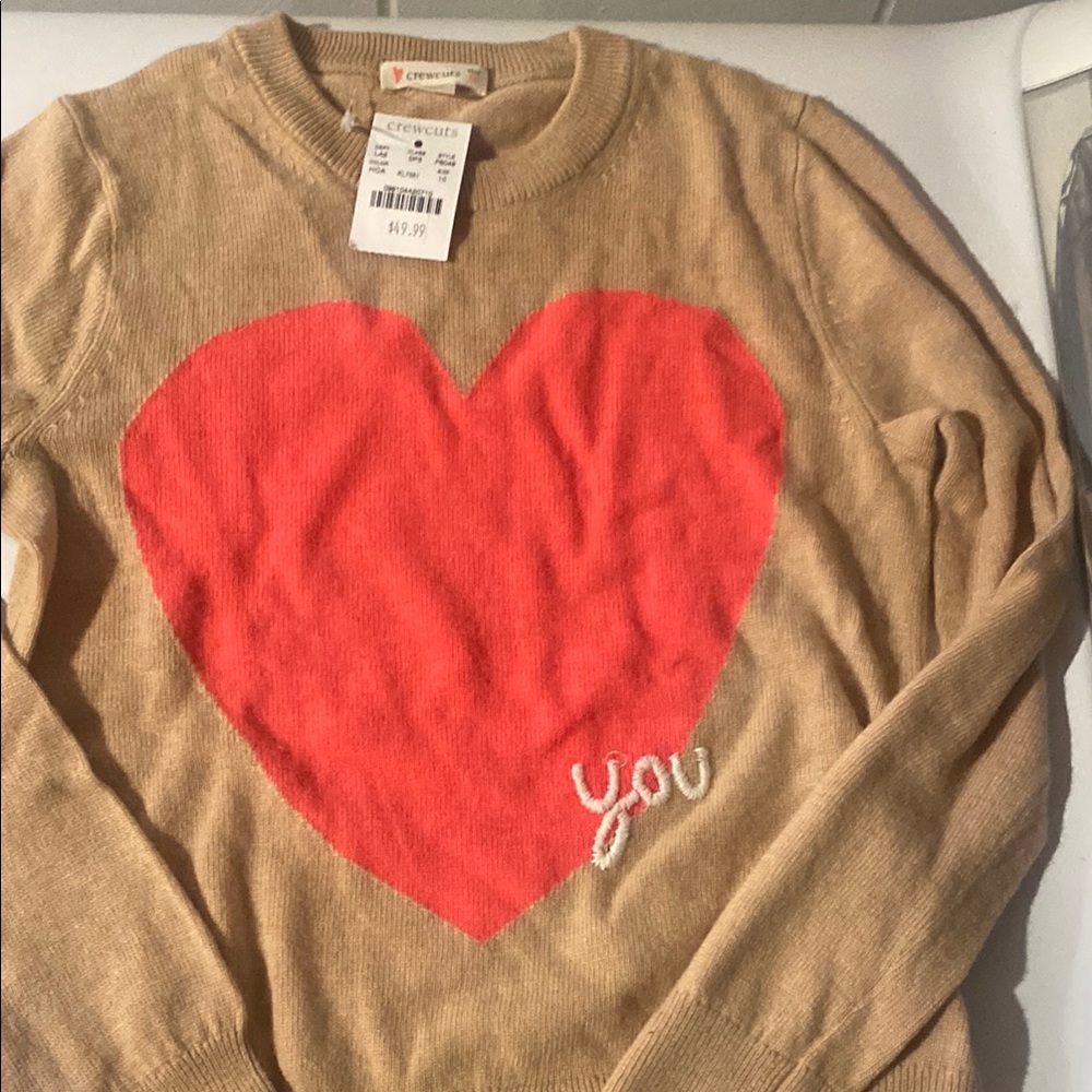Crewcuts soft wool blend girls sweater sz10